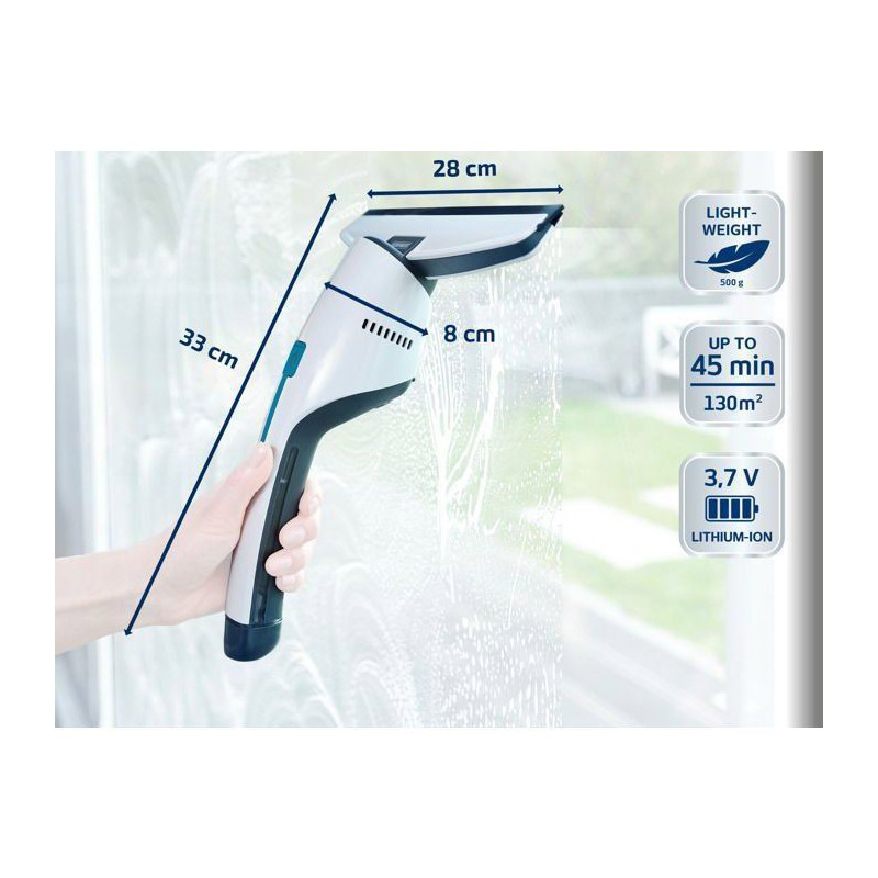 Leifheit 51035 - Vitrian vacuum cleaner and Nemo bathroom - 60ml tank