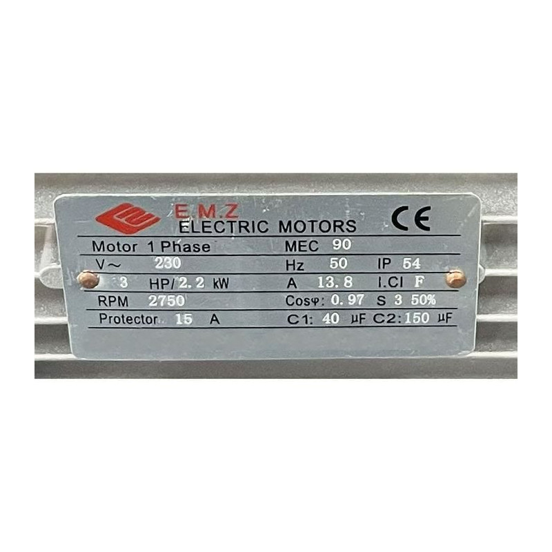 DOMAC Electric motor 3cv / 230V with pulley