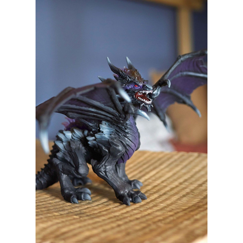 Dark Dragon Figure - Ultra-Realistic and Durable Toy Dragon with Movab