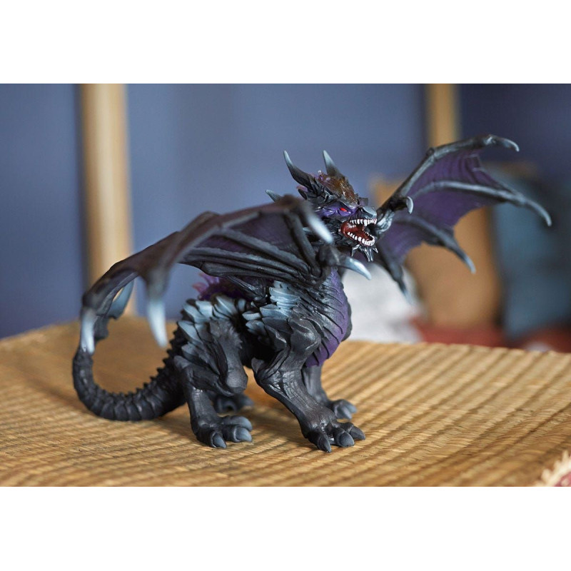 Dark Dragon Figure - Ultra-Realistic and Durable Toy Dragon with Movab