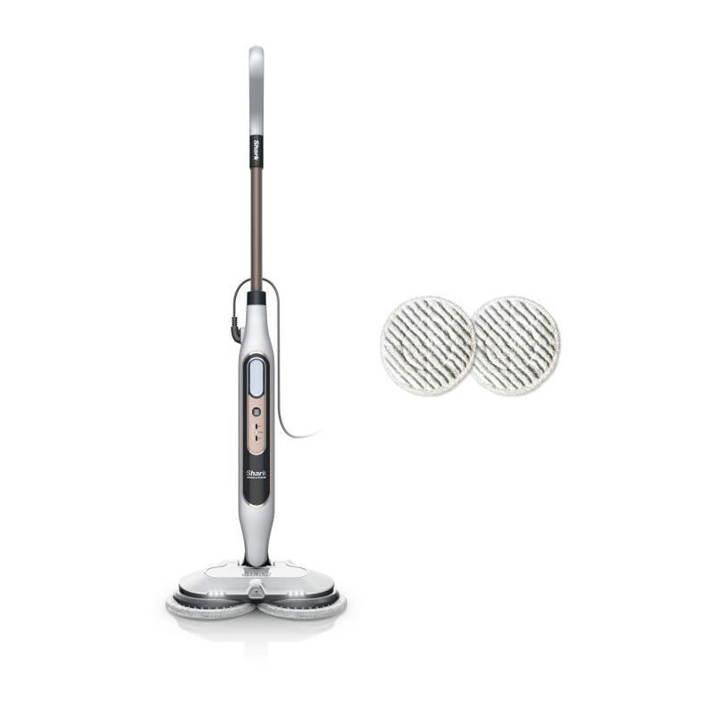 SHARK S8201EU Steam Mop - Automatic Steam Mop - 2 rotating pads - 3 st