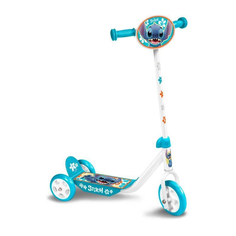 3 Wheel Scooter - DISNEY - STITCH - Height adjustable - Large non-slip