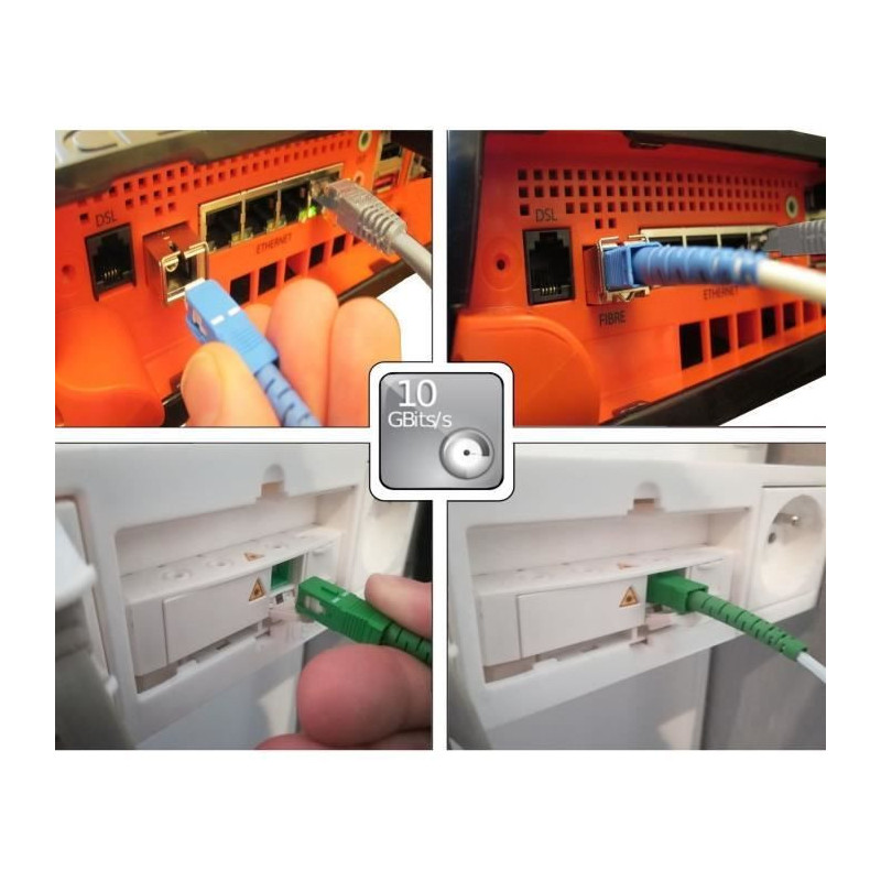 Fiber Optic Cable for Freebox 15m00