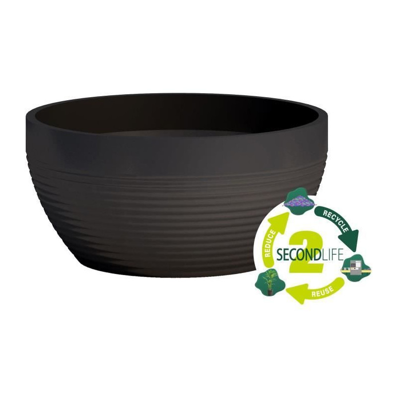 Cup - GARDEN ID - Green Care Impact Black-Anth - 25 x 12 cm - 10-year