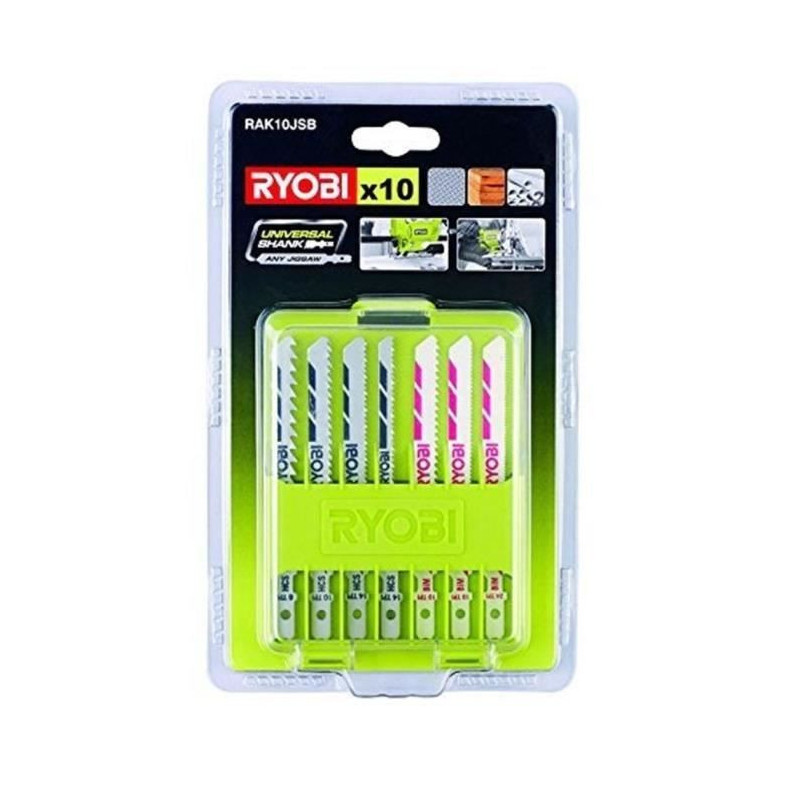 RYOBI Box 10 blades for jigsaw 102 mm