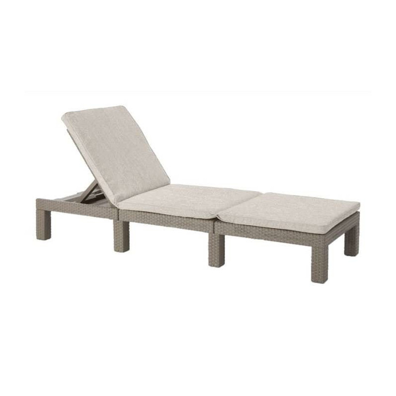 Keter Chair Long With Daytona Cappuccino 441308 cushion