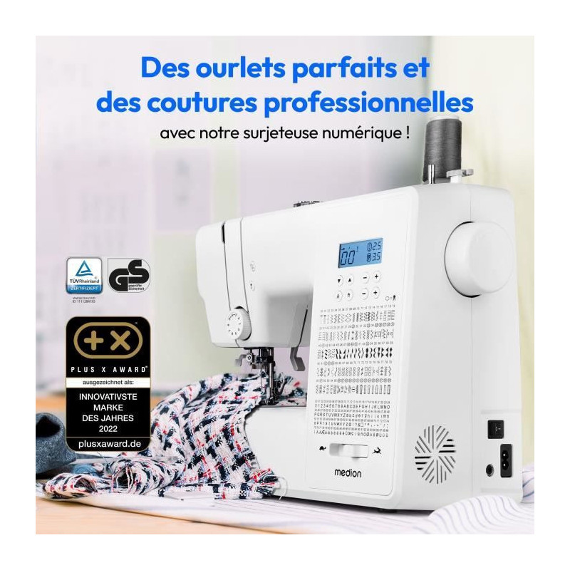 Digital Sewing Machine - MEDION - SD 36 - 38W - 270 Stitches - 700 rpm