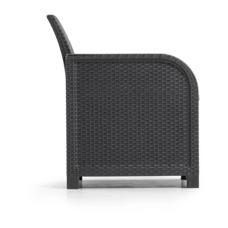 Garden armchair with cushion - resin - Allibert by Keter - Sanremo - G
