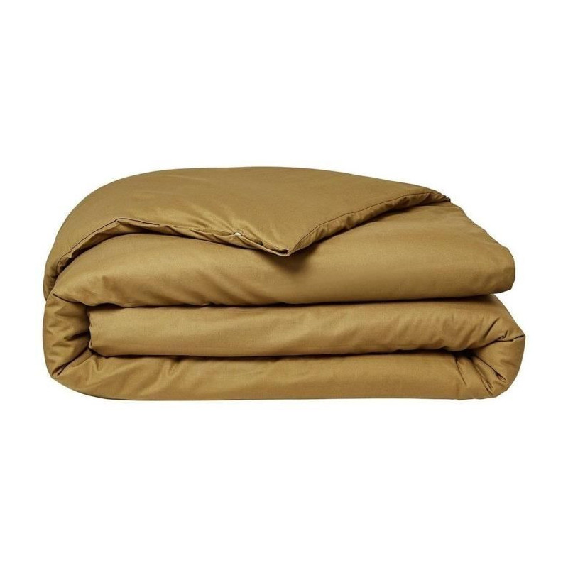 Bedding set - TODAY - 220 x 240 cm - Organic cotton - Bronze - 2 pillo