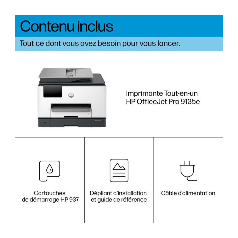 HP OfficeJet Pro 9135e Color Duplex All-in-One Printer, 3 months Insta