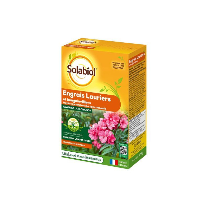 SOLABIOL SOLAURY15 Laurel And Bougainvillea Fertilizer - 1.5 Kg