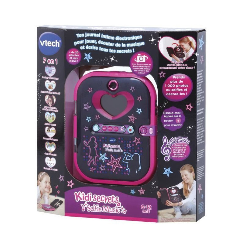 VTECH - Kidisecrets Selfie Music Black - Musical Electronic Agenda