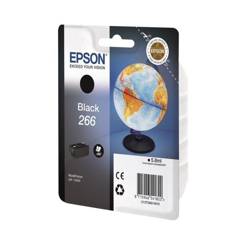 Globe 266 Black Cartridge - DURABrite Ultra Ink