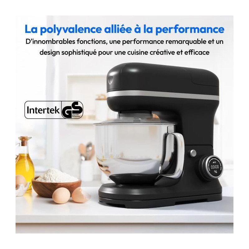 3-in-1 Food Processor - MEDION - MD18430 - 1200 W - 5 L - 8 Speeds - C