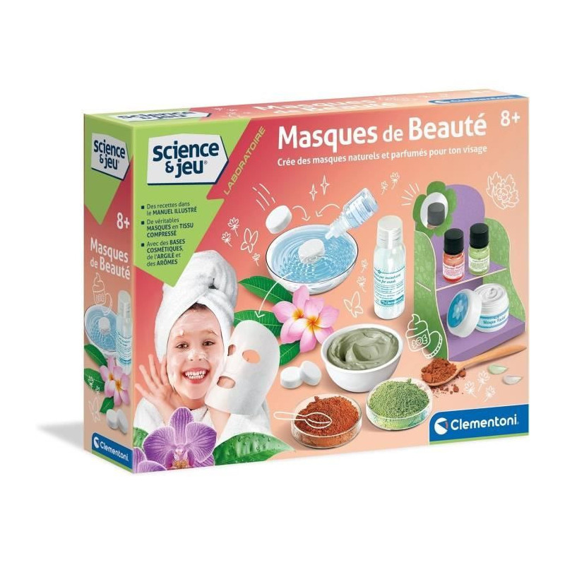 CLEMENTONI Science & Jeu - Beauty masks - Scientific game