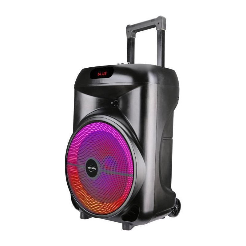 Trolley speaker - INOVALLEY - KA122 - 700W - Bluetooth - Illuminated