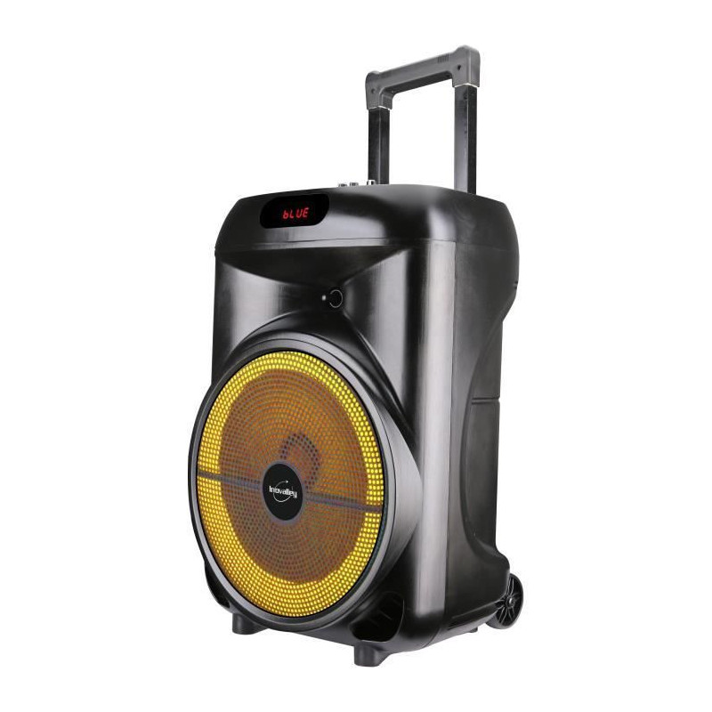 Trolley speaker - INOVALLEY - KA122 - 700W - Bluetooth - Illuminated