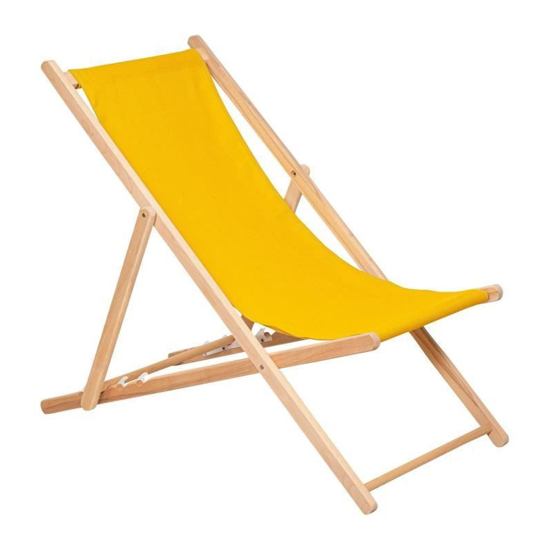 Stapled deck chair - PRIVATE GARDEN - Cumin - F100