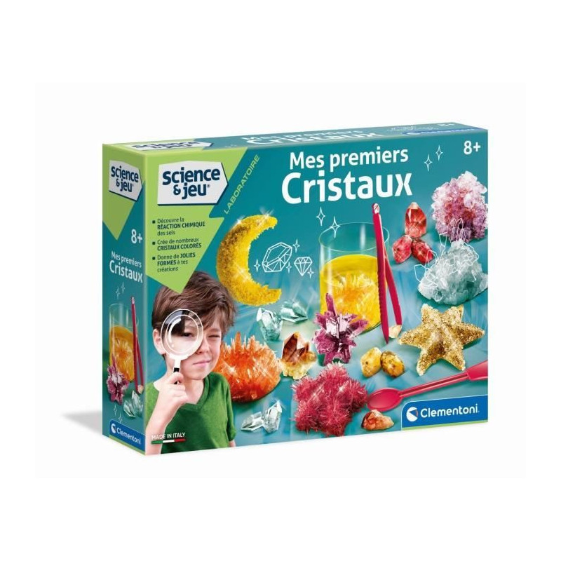 CLEMENTONI Science & Jeu - Create your crystals - Scientific game