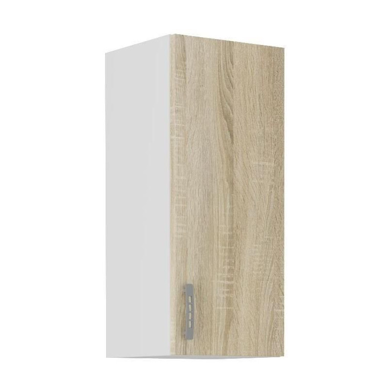 SARA high cabinet - 1 door - Sonoma oak decor - L30xD31xH71.5 cm - Mad