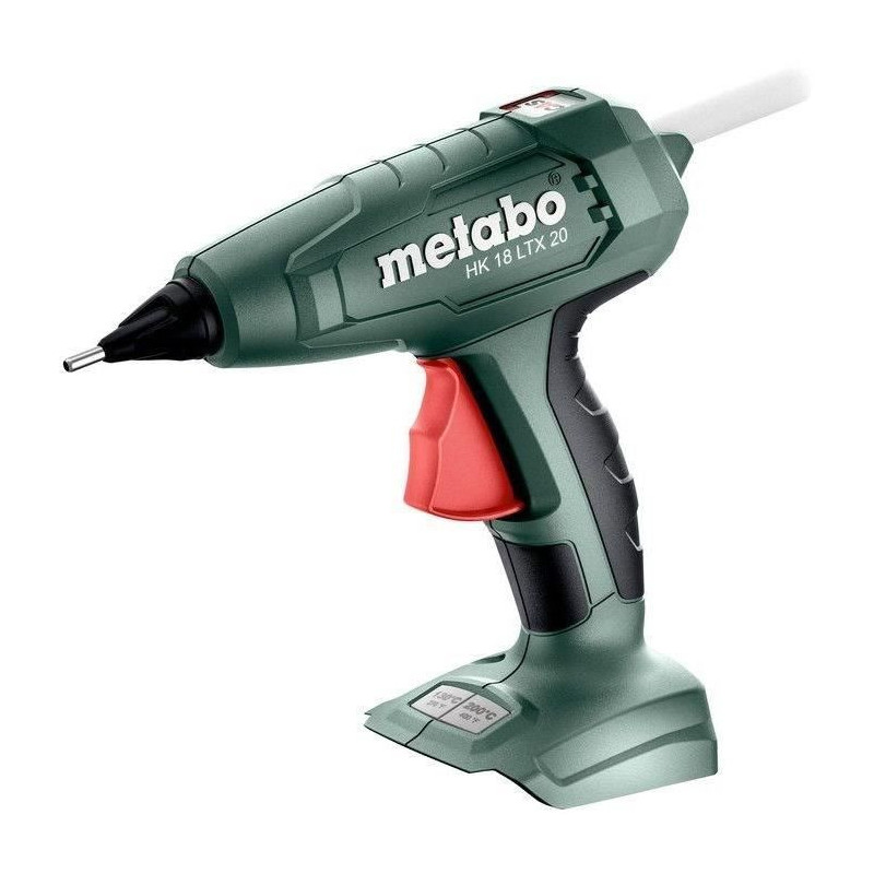 Cordless hot glue gun - METABO - HK 18 LTX 20 - 18 V - MetaBOX 145