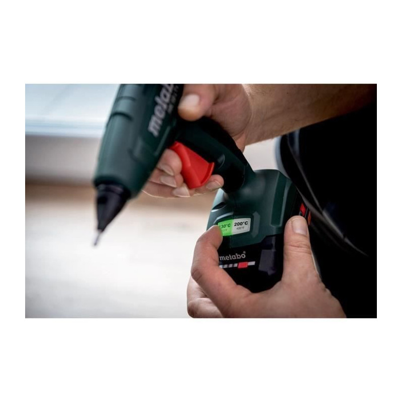 Cordless hot glue gun - METABO - HK 18 LTX 20 - 18 V - MetaBOX 145