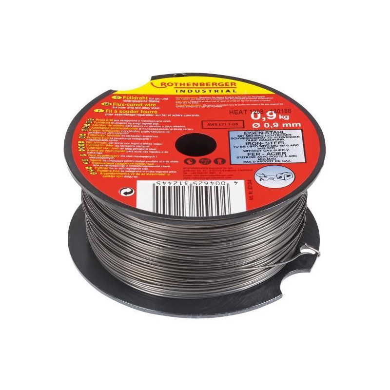 Rothenberger coil Fil Fourre 0.9mm 0.9kg for mig/mag