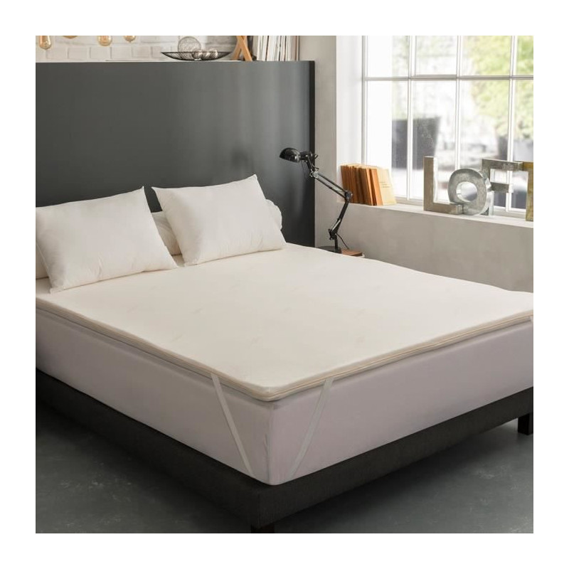 DODO Le Végétal mattress topper - Removable cover - 140x190 cm