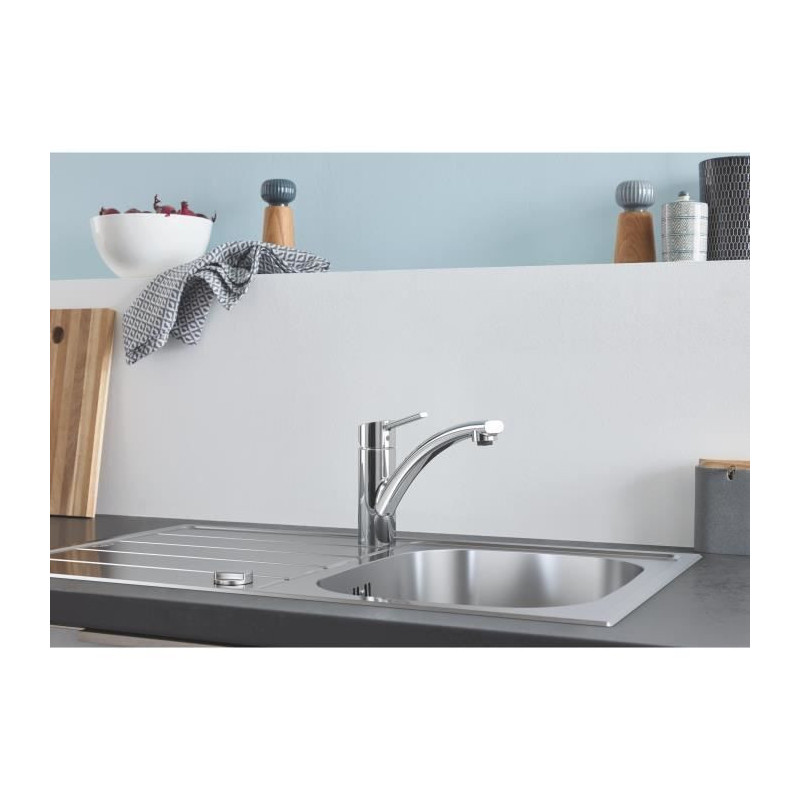 Sink - Stainless steel - Grohe