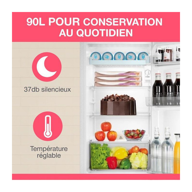 Table top refrigerator - OCEANIC - 90L - 37dB - Class E - L44.5 x D47.