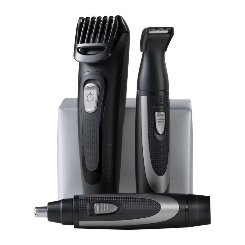 Beard Kit - REMINGTON - The Works - Self-sharpening trimmer - Adjustab