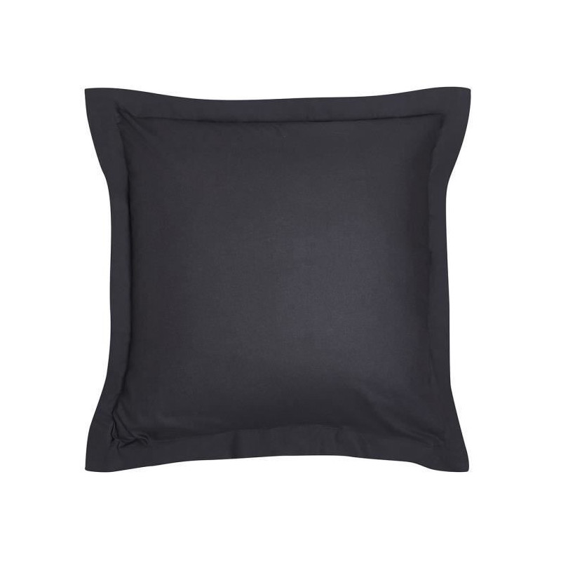 Pillowcase TODAY Essential - 63 x 63+5 cm - 100% UNE cotton - charcoal