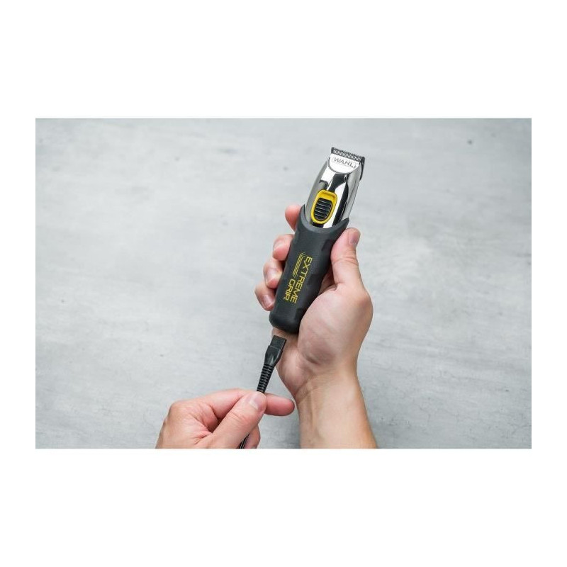 Beard trimmer - WAHL - Extreme Grip - 240 V - 240 min - Black / Orange
