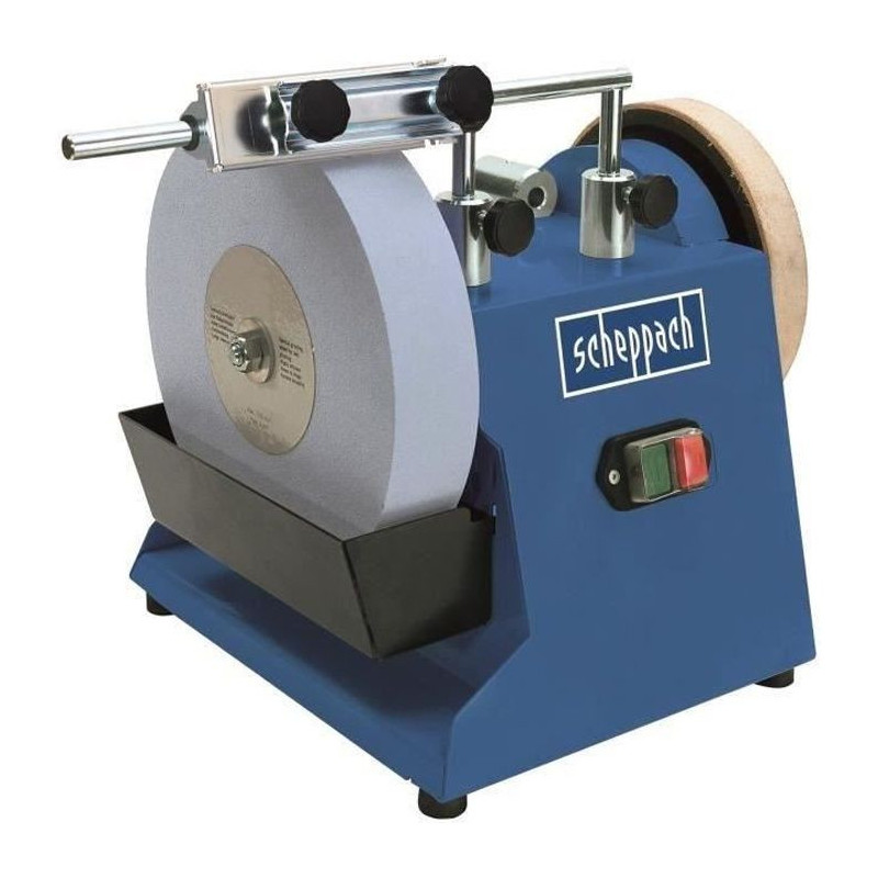 SCHEPPACH Water grinding machine with 250 mm grinding wheel + protract