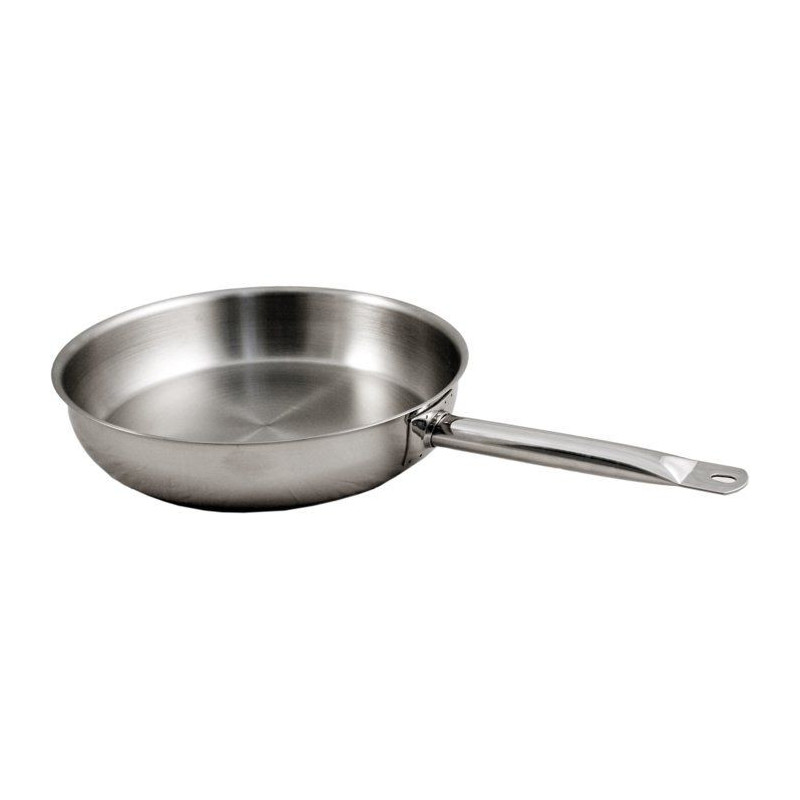 Stainless steel Baumalu frying pan - Ø 28 cm - Gray - All heat source