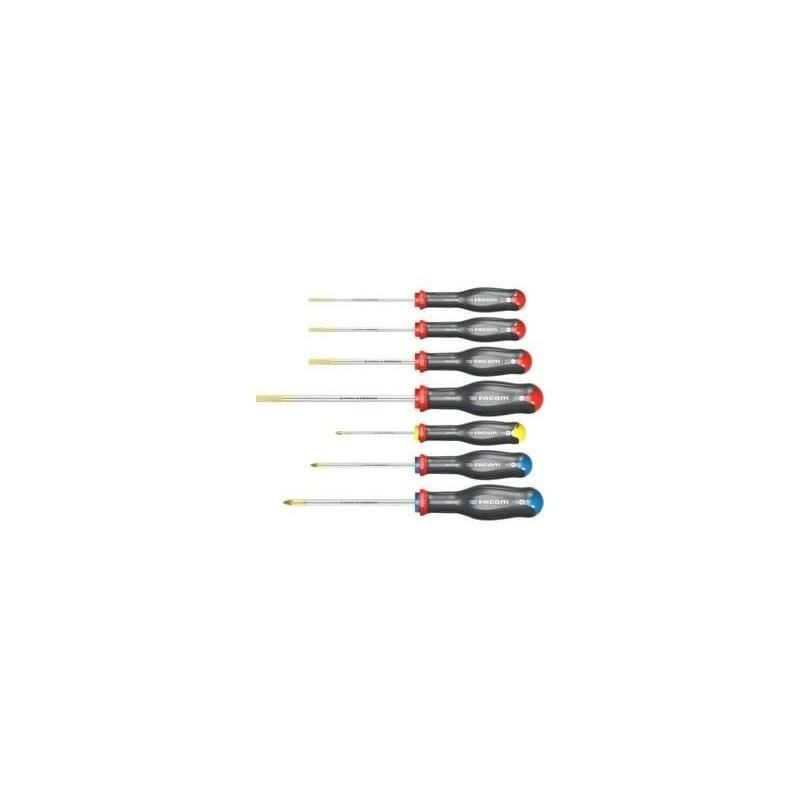 Set of 7 PROTWIST screwdrivers - FACOM - AT.7PB