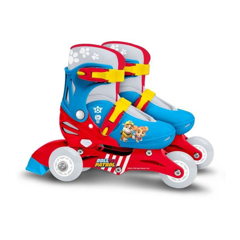 Two in one Inline Skates - PAW PATROL - PAT PATROUILLE - 3 Wheels - Tr