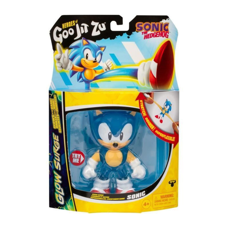 Sonic Glow Surge 13cm - HERoeS OF GOO JIT ZU - SONIC - Luminous and ex