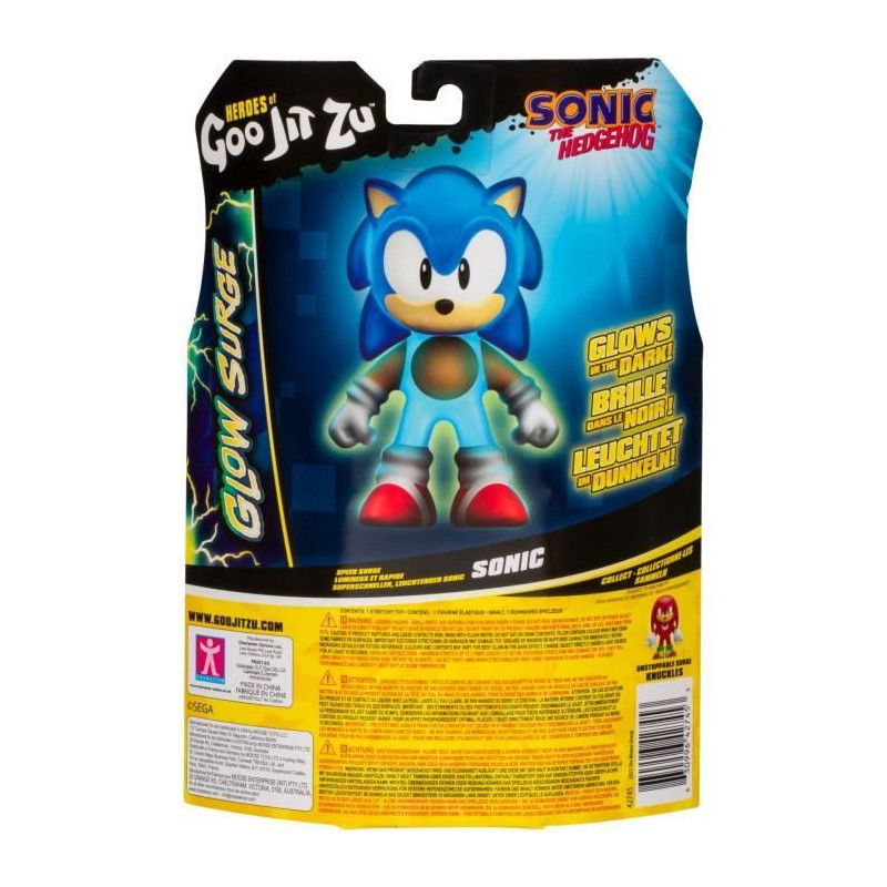 Sonic Glow Surge 13cm - HERoeS OF GOO JIT ZU - SONIC - Luminous and ex