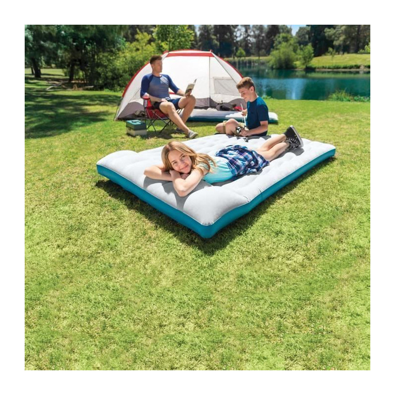 INTEX Inflatable Camping Mattress - 2 Seater - Gray