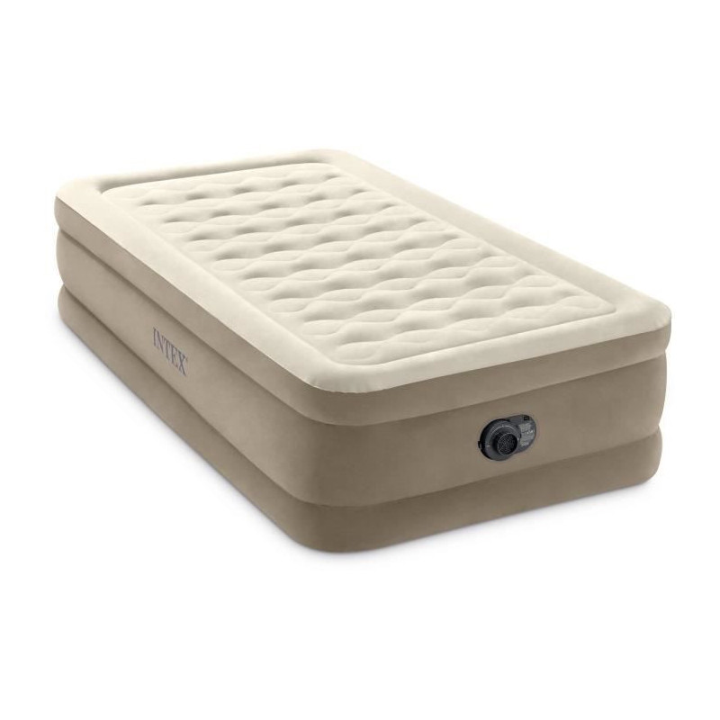 INTEX Ultra Plush Electric Guest Bed - 1 Person 64426ND