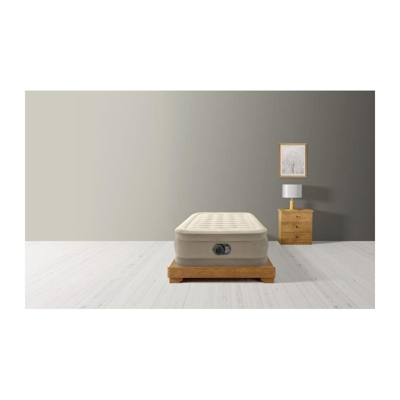 INTEX Ultra Plush Electric Guest Bed - 1 Person 64426ND
