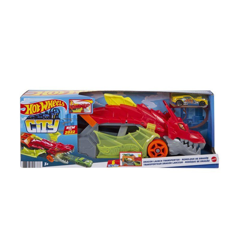 Hot Wheels - Dragon Transporter - Playset