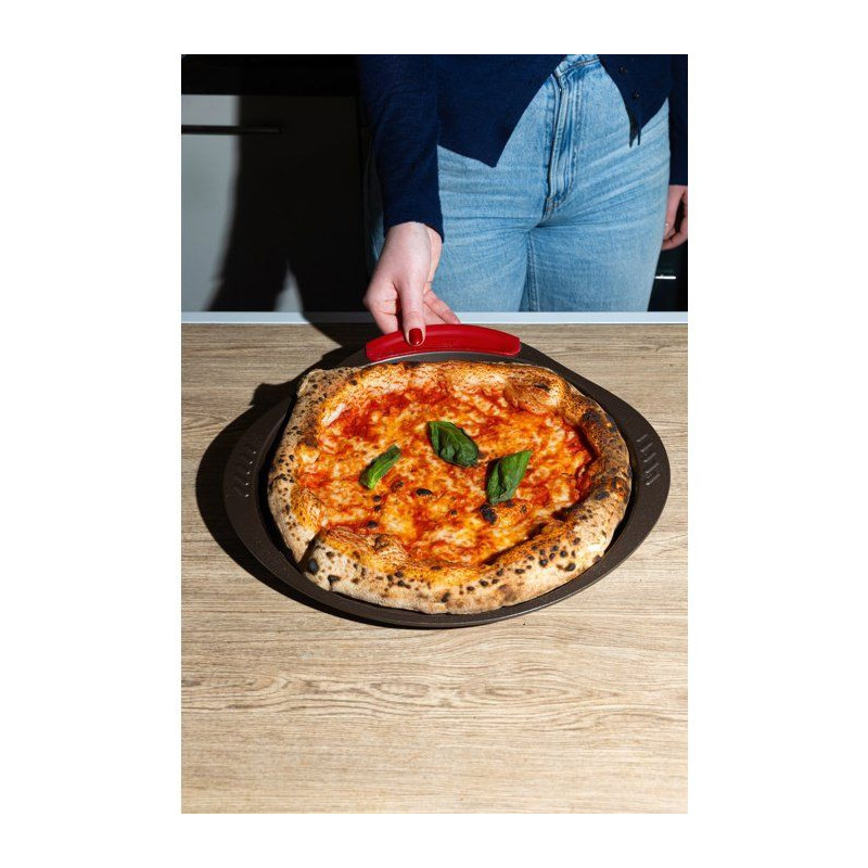 Pizza dish - PYREX - 1452055 - Perforated metal - 32 cm