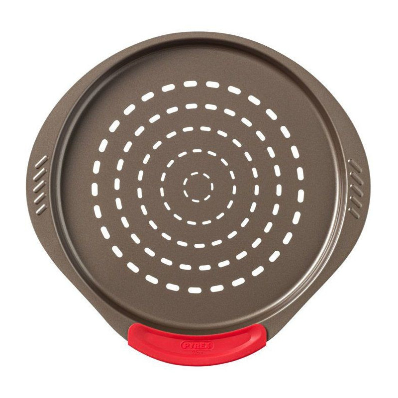 Pizza dish - PYREX - 1452055 - Perforated metal - 32 cm
