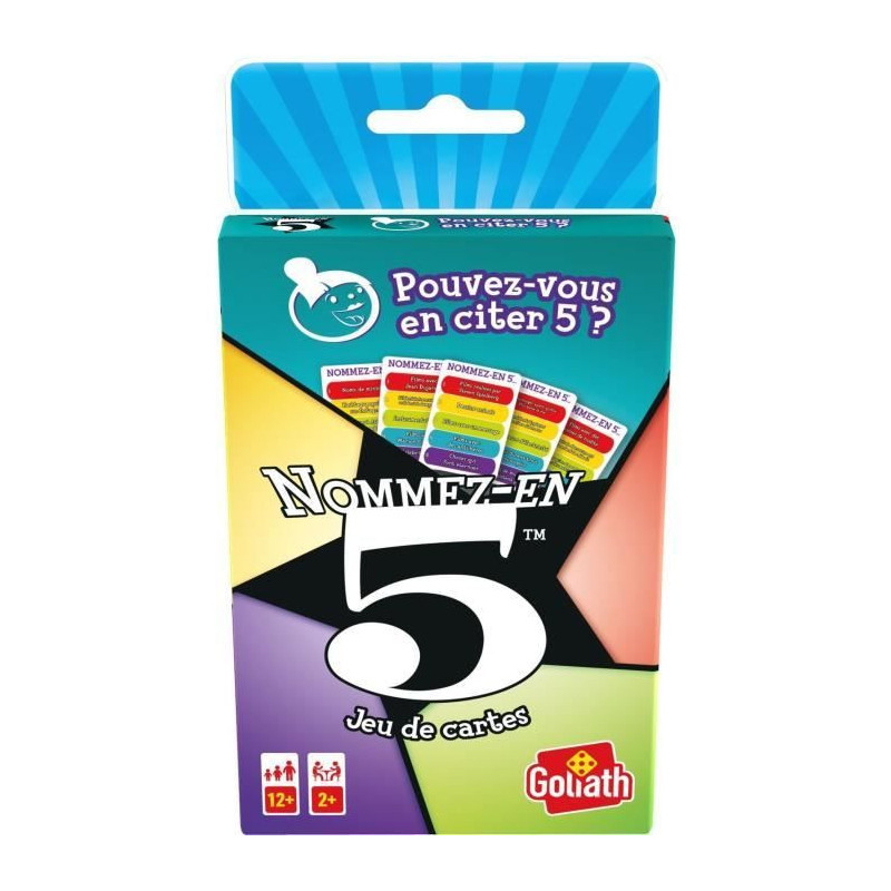 Name 5 - Card Game - GOLIATH