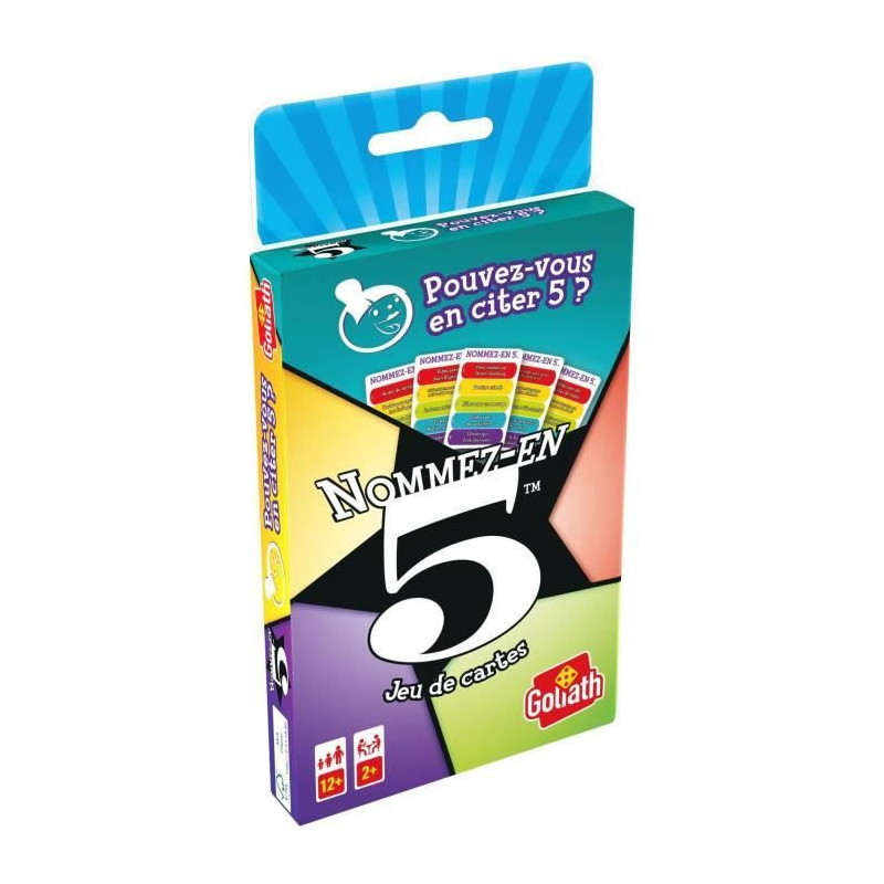 Name 5 - Card Game - GOLIATH