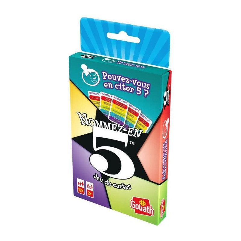 Name 5 - Card Game - GOLIATH
