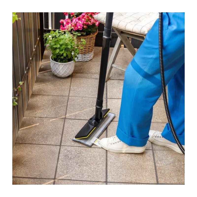 KARCHER - Kit of 3 mops (soft, abrasive and very abrasive) for floor n