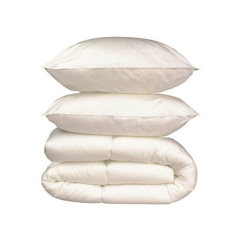 Microfiber bed linen pack - 1 hot duvet 200x200 cm + 2 pillows 60x60 c